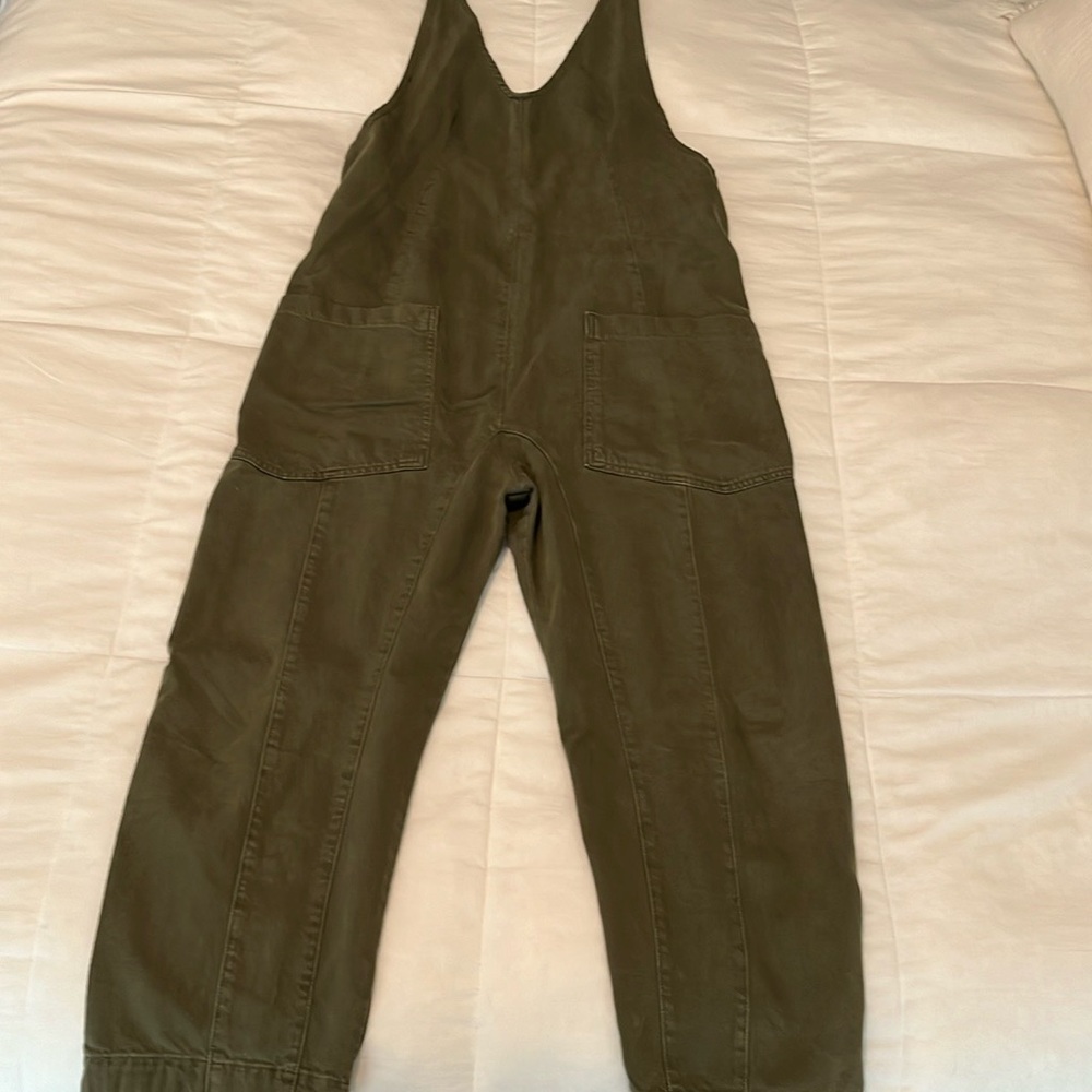 Free People Olive Jumpsuit - Picture 2 of 5
